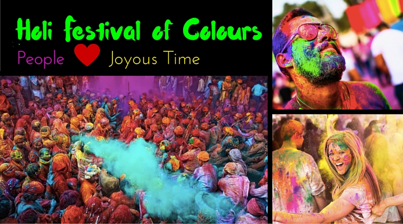 Holi Festival of Colours, People and Joyous Time