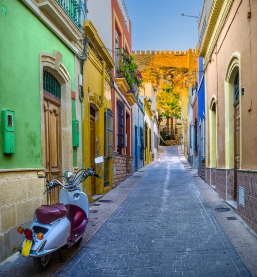 colorful street