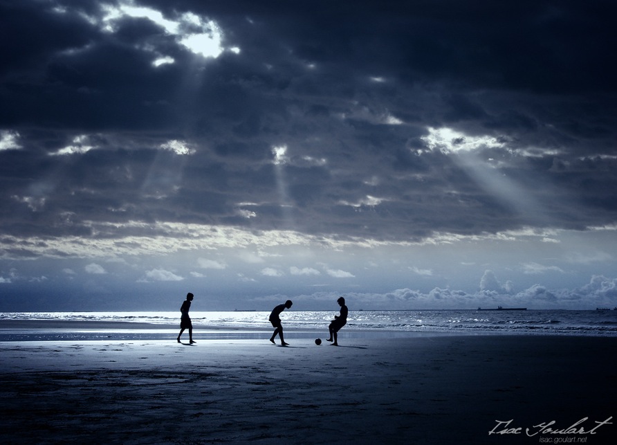 Football on the Beach