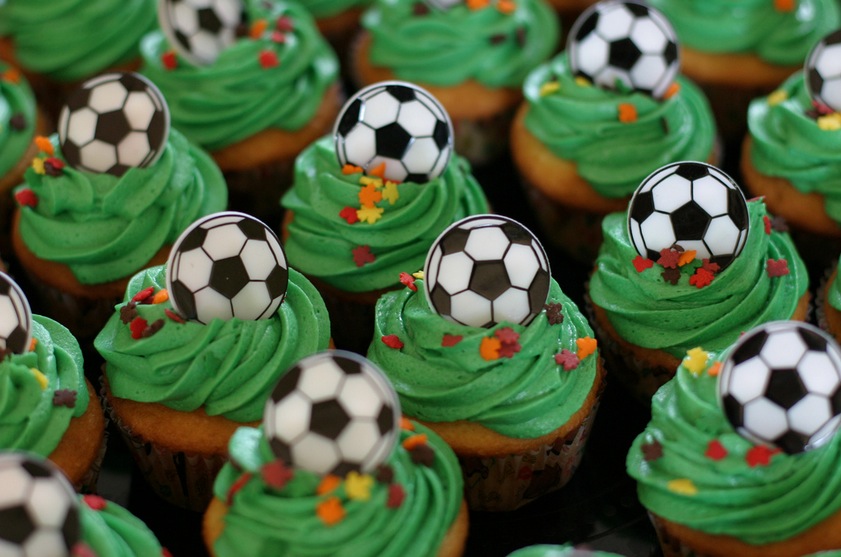 Soccer Cupcakes