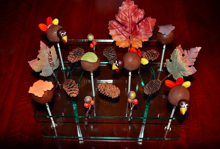 Cake Pops made with milk chocolate