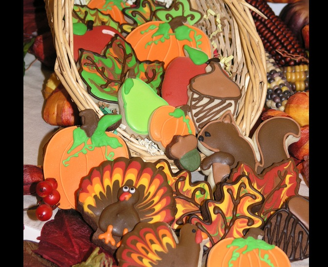 Fall cookies