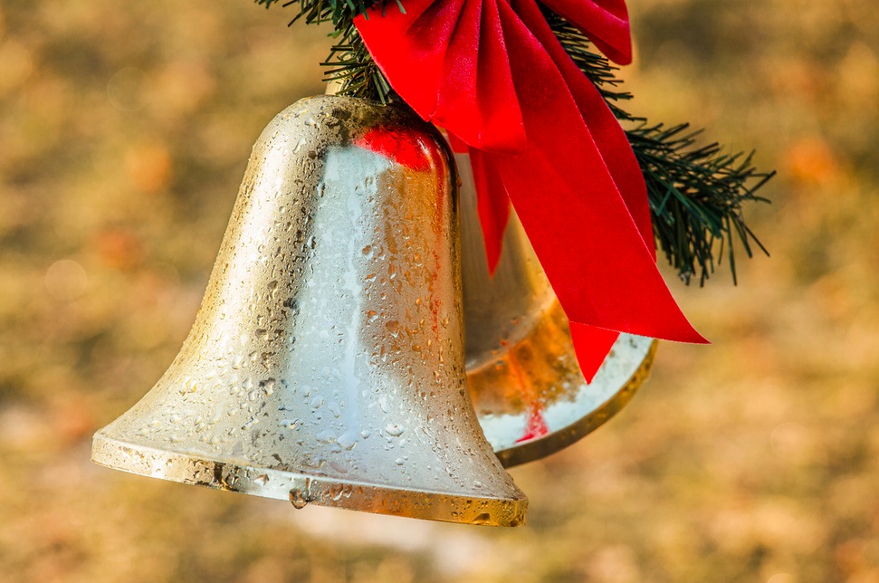 Golden Christmas Bells
