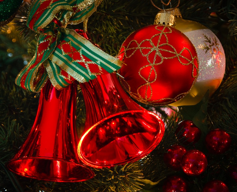 Red Christmas Bells