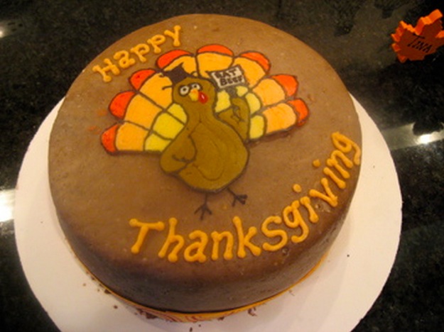 Thanksgiving Eat Beef Cake