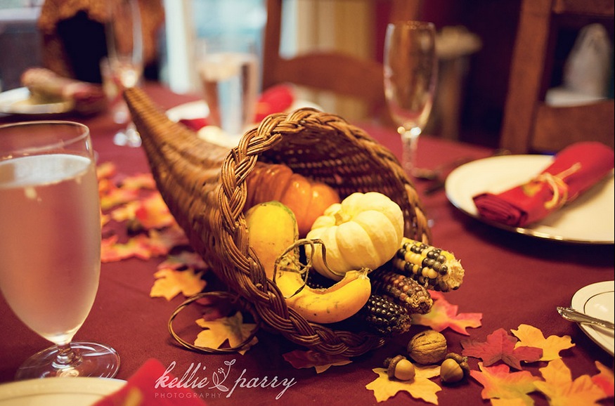 Thanksgiving table centerpiece