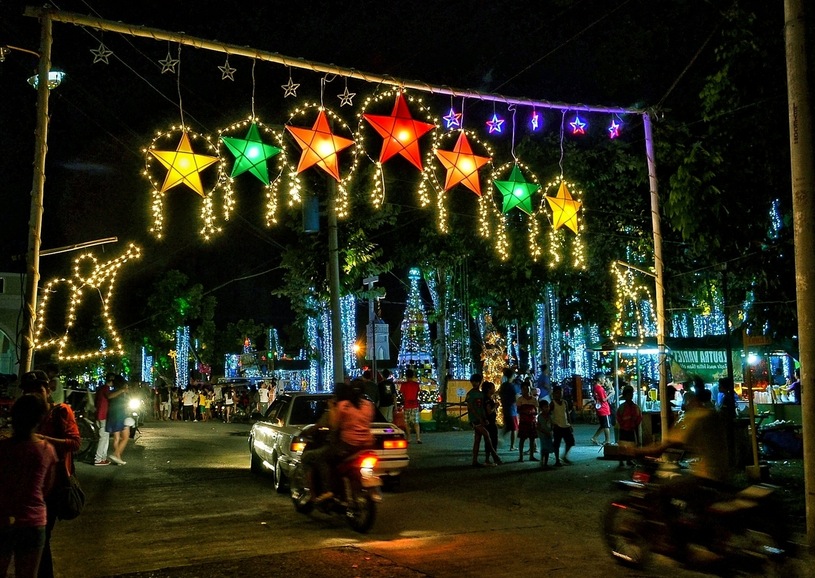 Christmas in a little town in the South Pacific