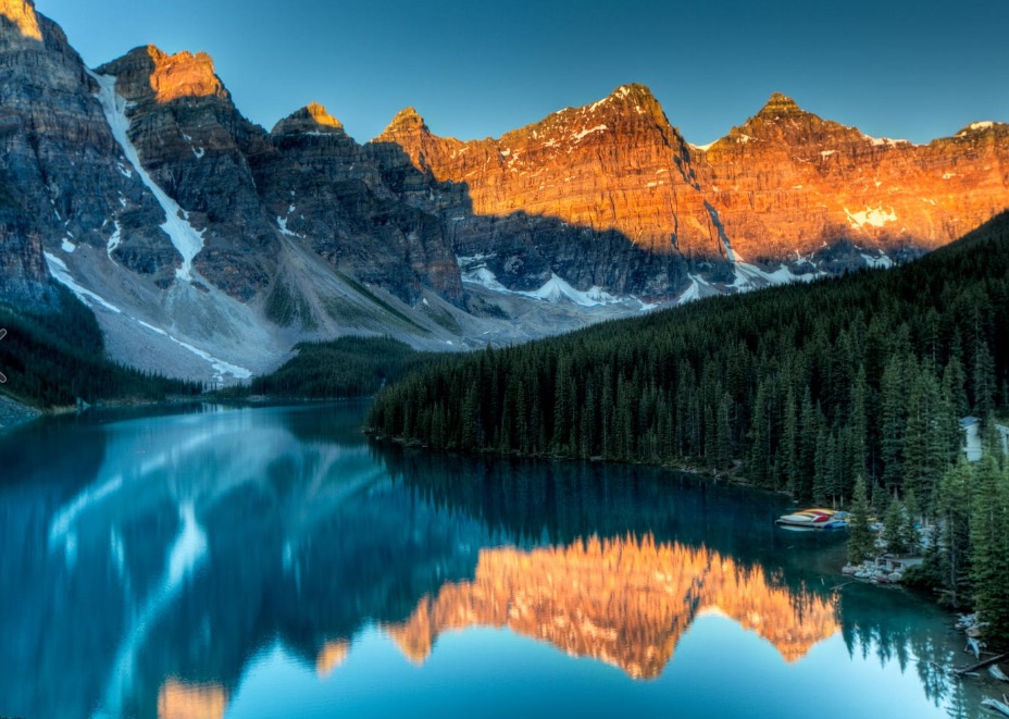 Moraine lake sunrise