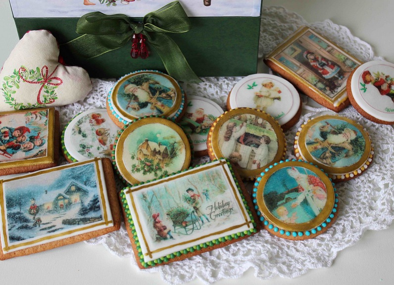 Vintage christmas cookies