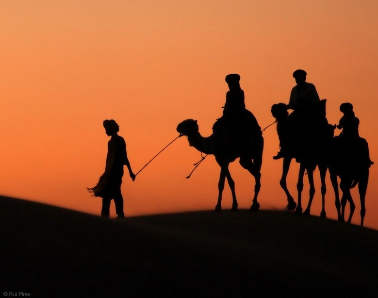 Sunset at Erg Chebbi