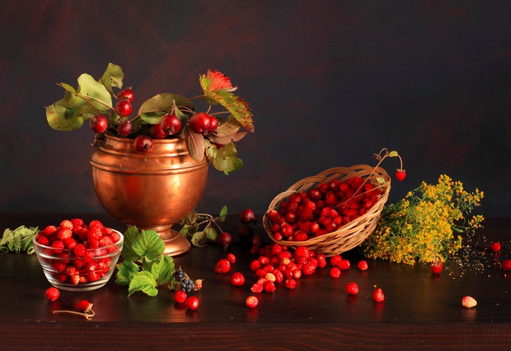 Crabapples And Wild Strawberries