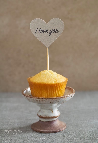 Homemade vanilla cupcake