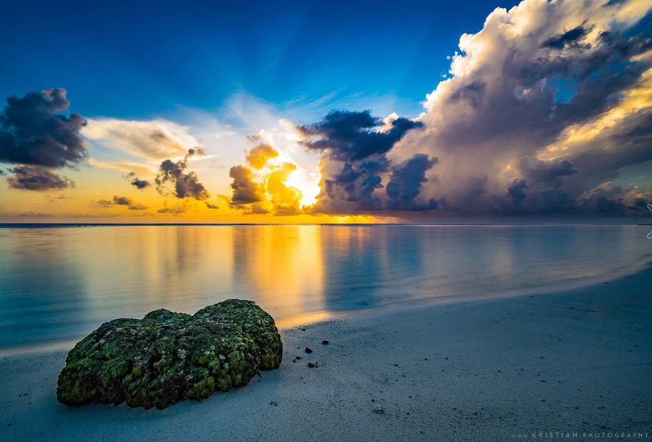 Sunrise over Hulhumalé, Maldives