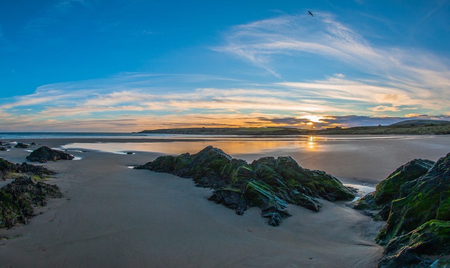 Sunrise over Sandend Bay