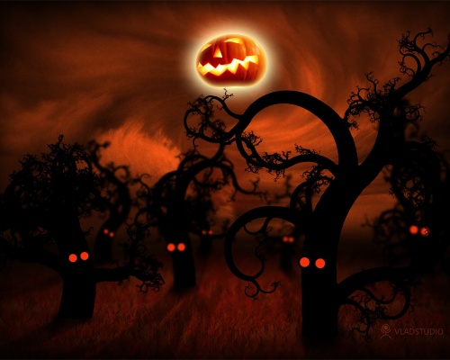 Helloween in Midnight Forest