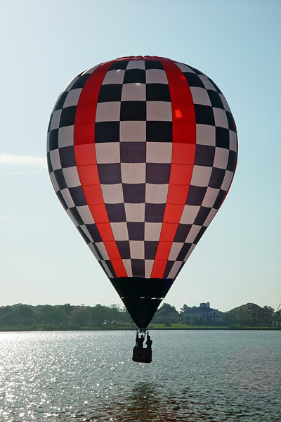 Balloon over Clear Lake