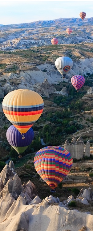 Hot Air Ballooning in Cappadocia, Turkey