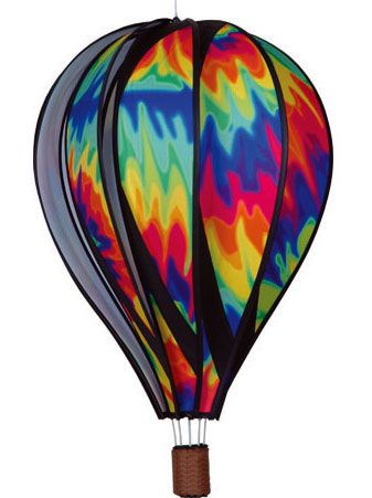 ltiedye22 Large Tie Dye Spinning Hot Air Balloon