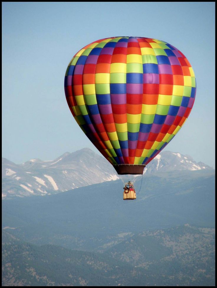 ride in a hot air balloon