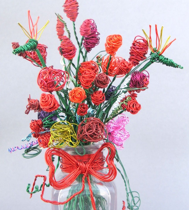 Bouquet of Flowers wire