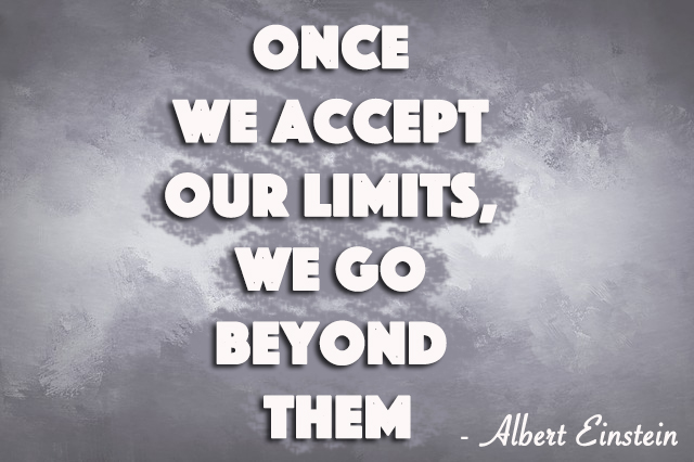 Once we accept our limits
