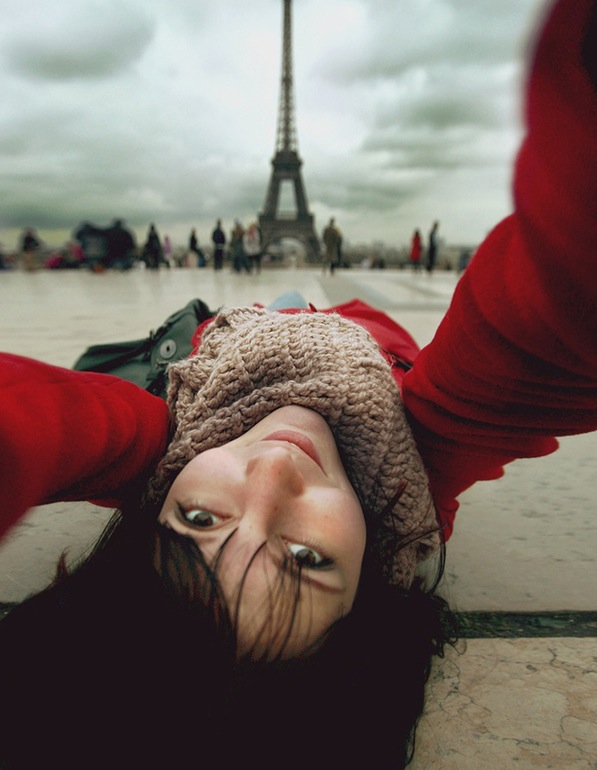 Selfportrait with Eiffel