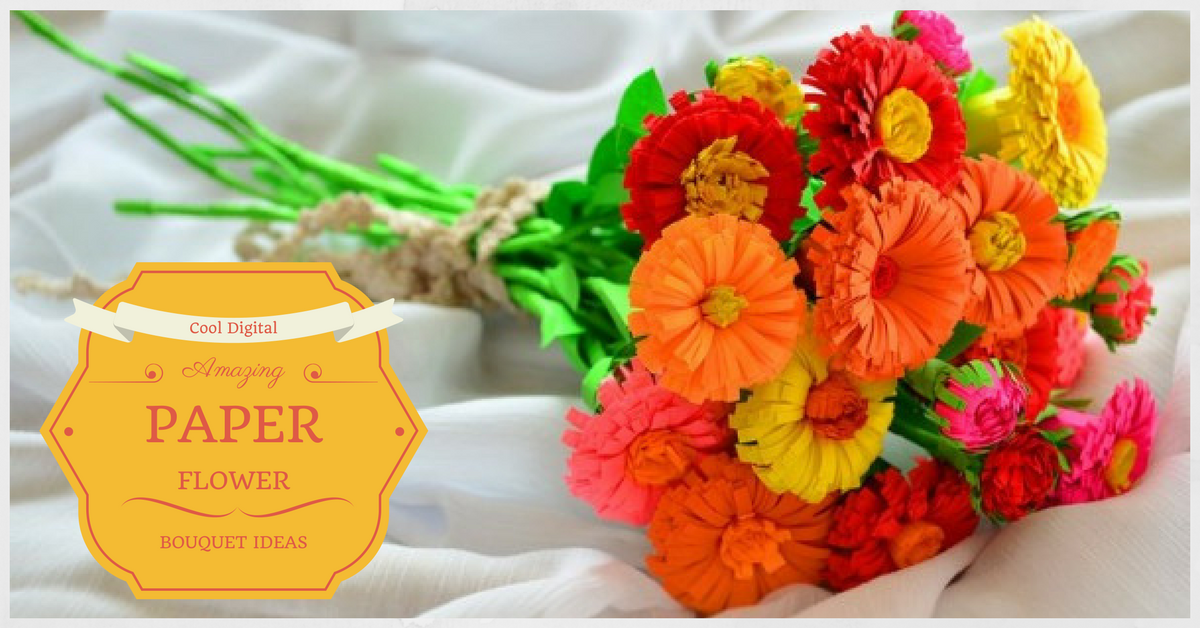 paper flower bouquet