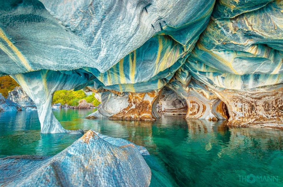 Marble Caves of Lago Carrera, Chile