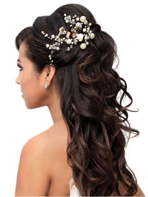 long bridal hair
