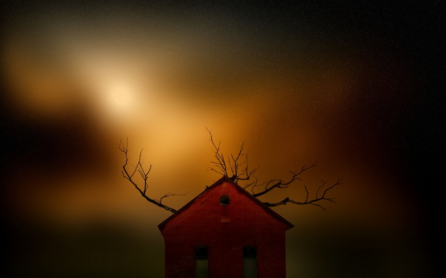 The little red house