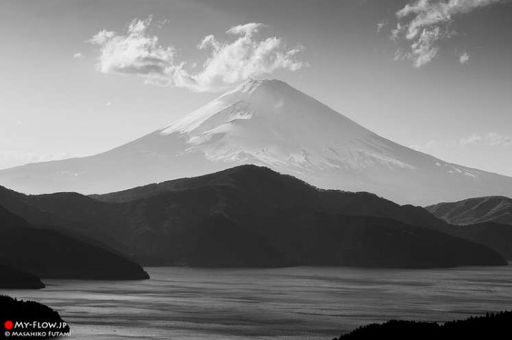 Mt. Fuji of Black and White