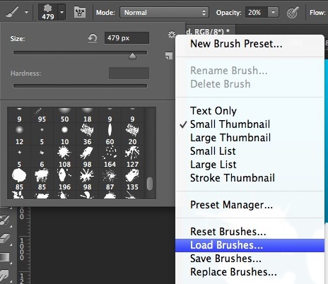 Load Brushes 1