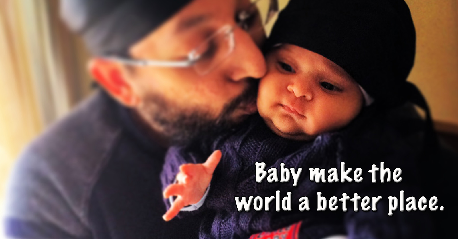 Baby make the world a better place.