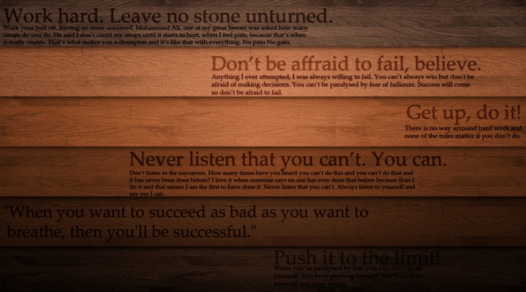 Leave no stone unturned