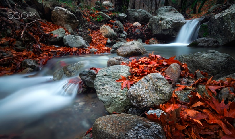 River on the magical mountain Di