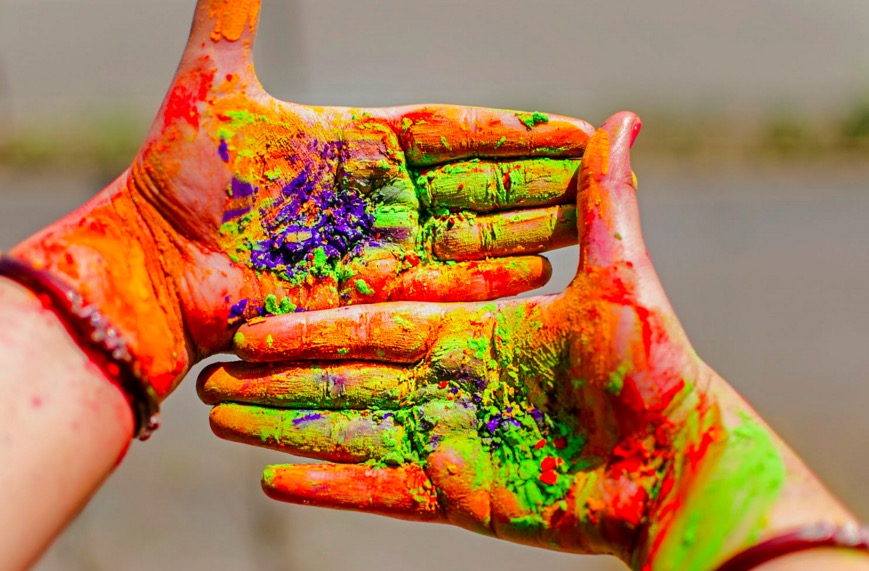 Holi colors