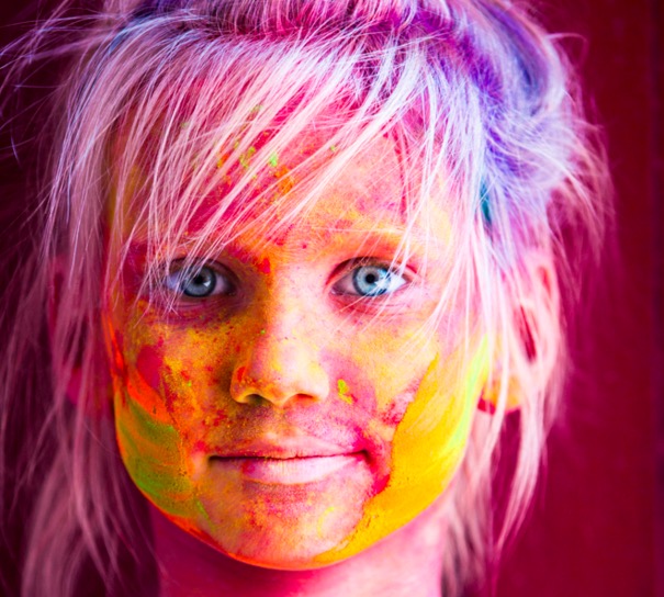 Beautiful Holi Face