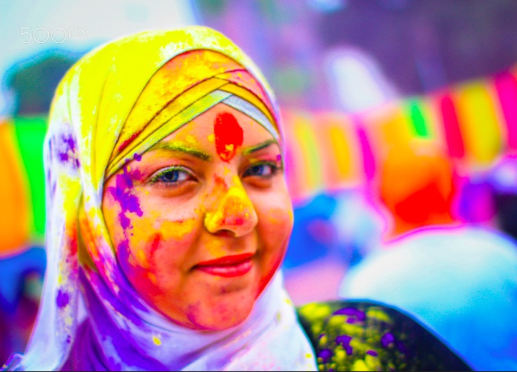 Indian Color Festival Portrai
