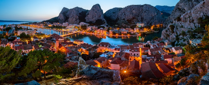 Panorama of Omis