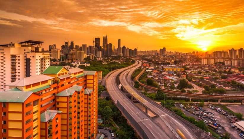 Warm Kuala Lumpur Sunset
