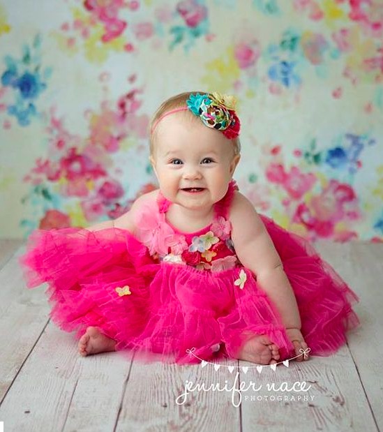 Bright Flower Tutu Dress