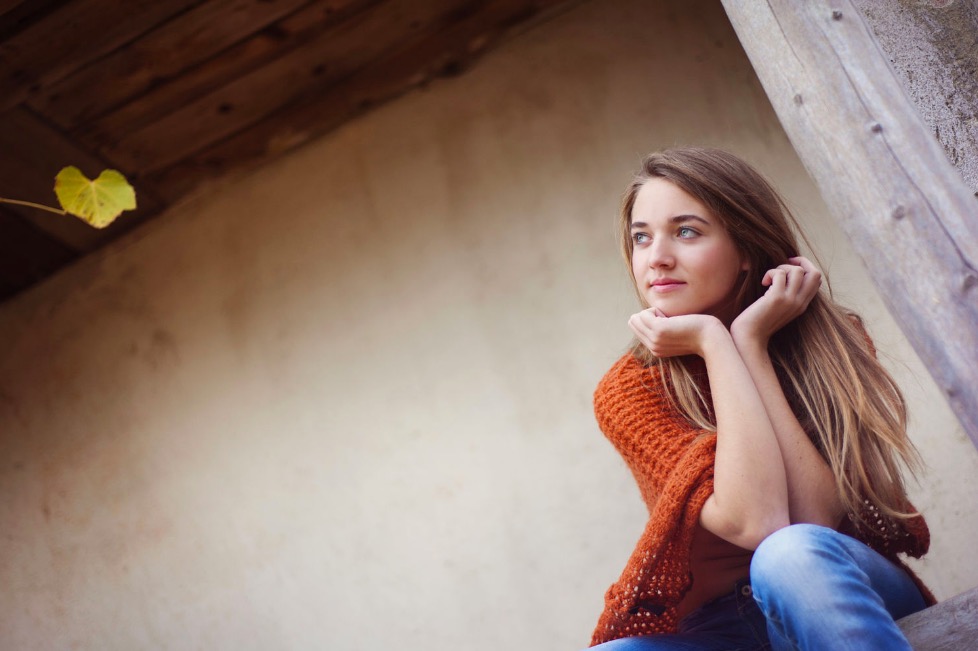 Girl thinking