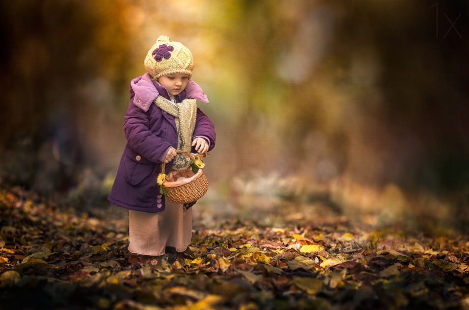 Small autumn fairy