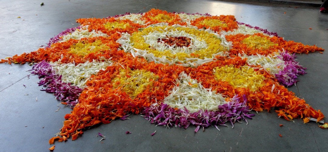 flowers-rangoli