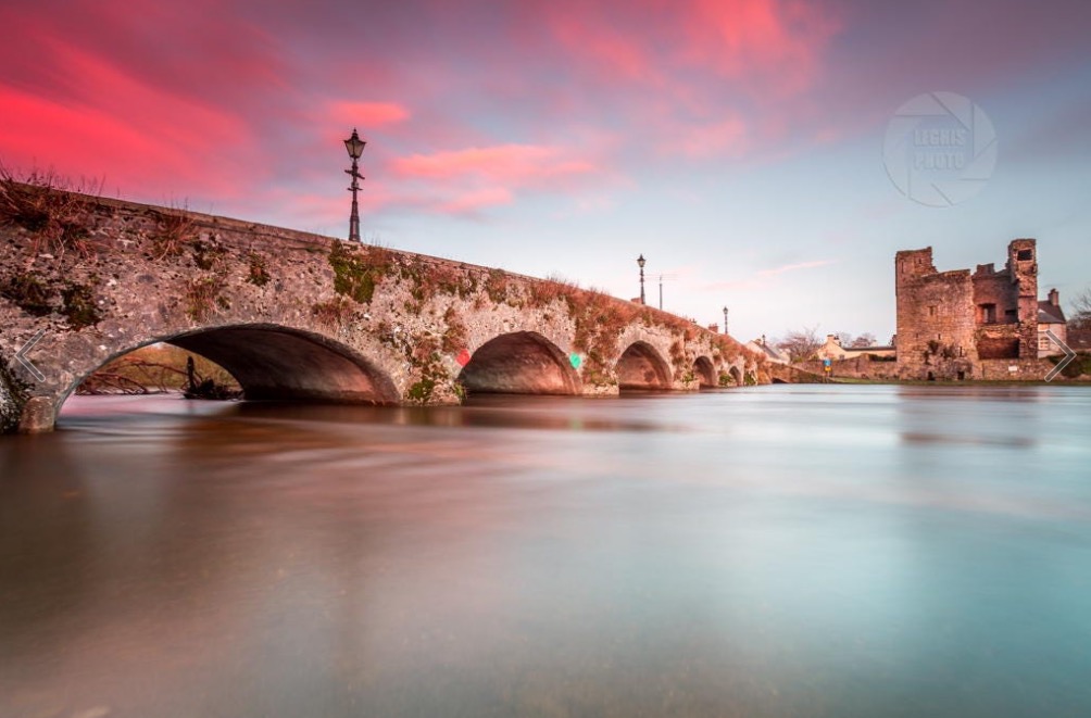 River Barrow in Leighlinbridge and the Tower House