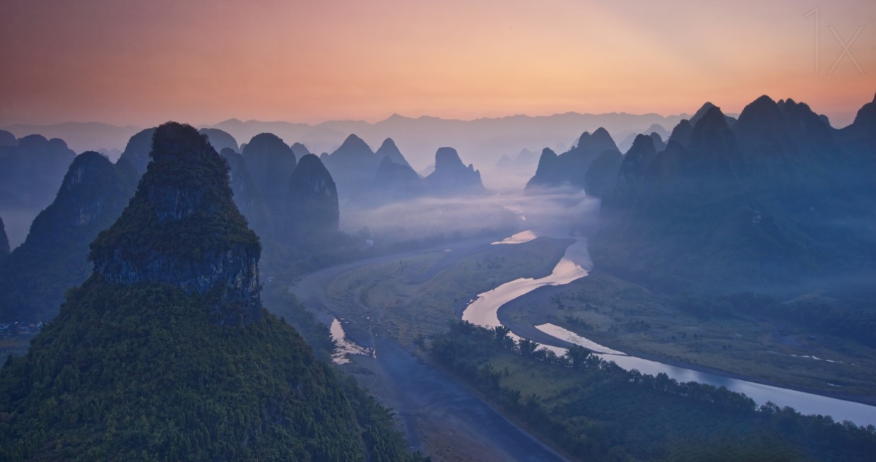 's eye-view of Li River
