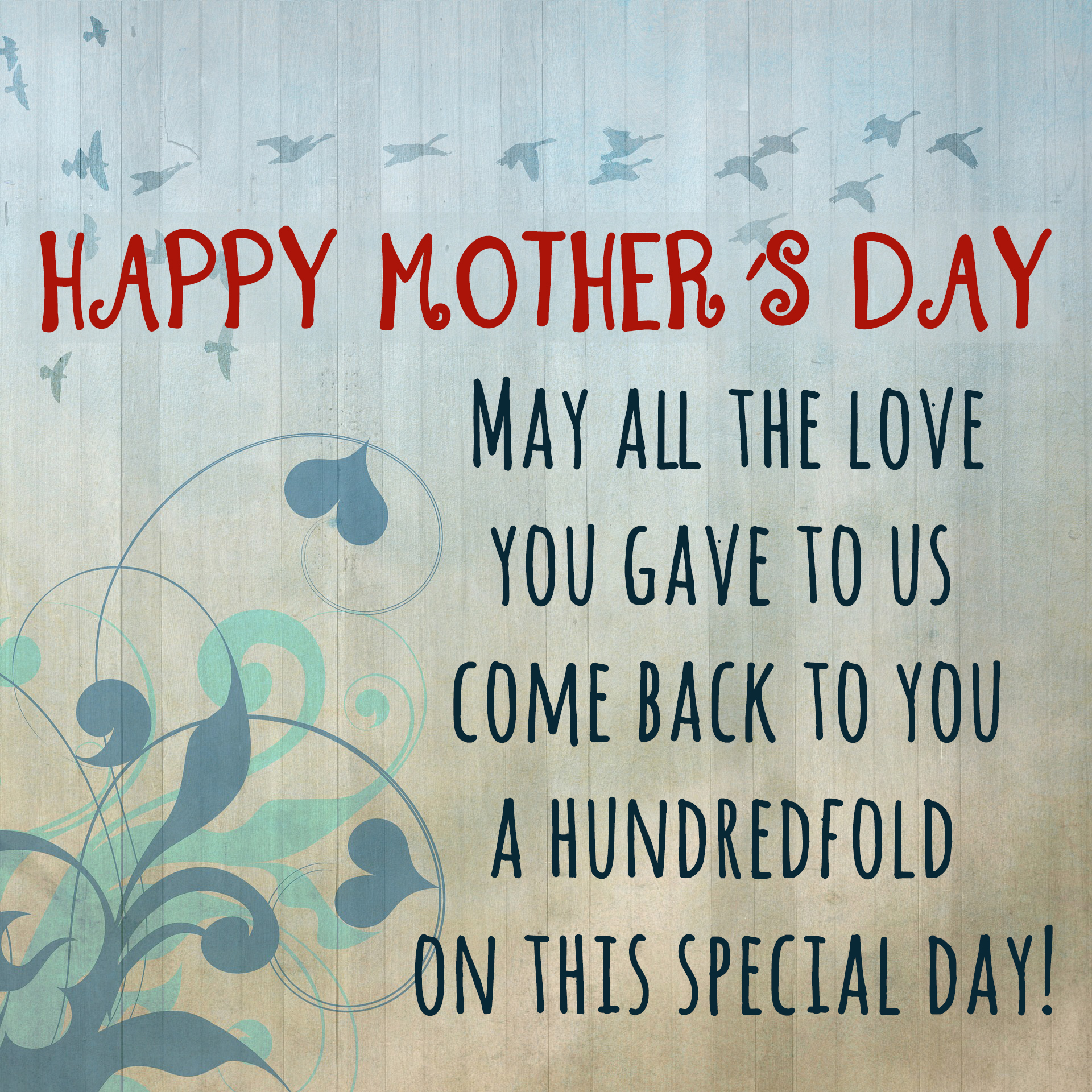 May all the love