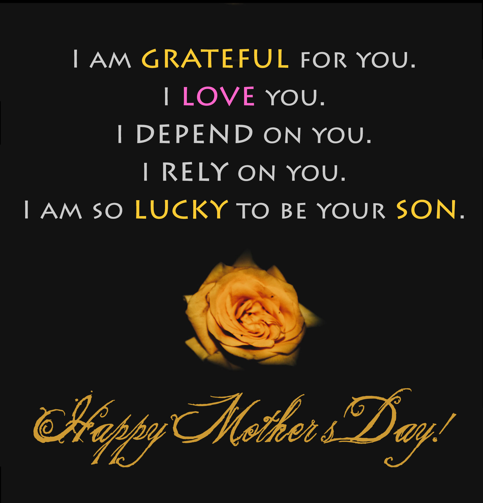happy mothers day mom