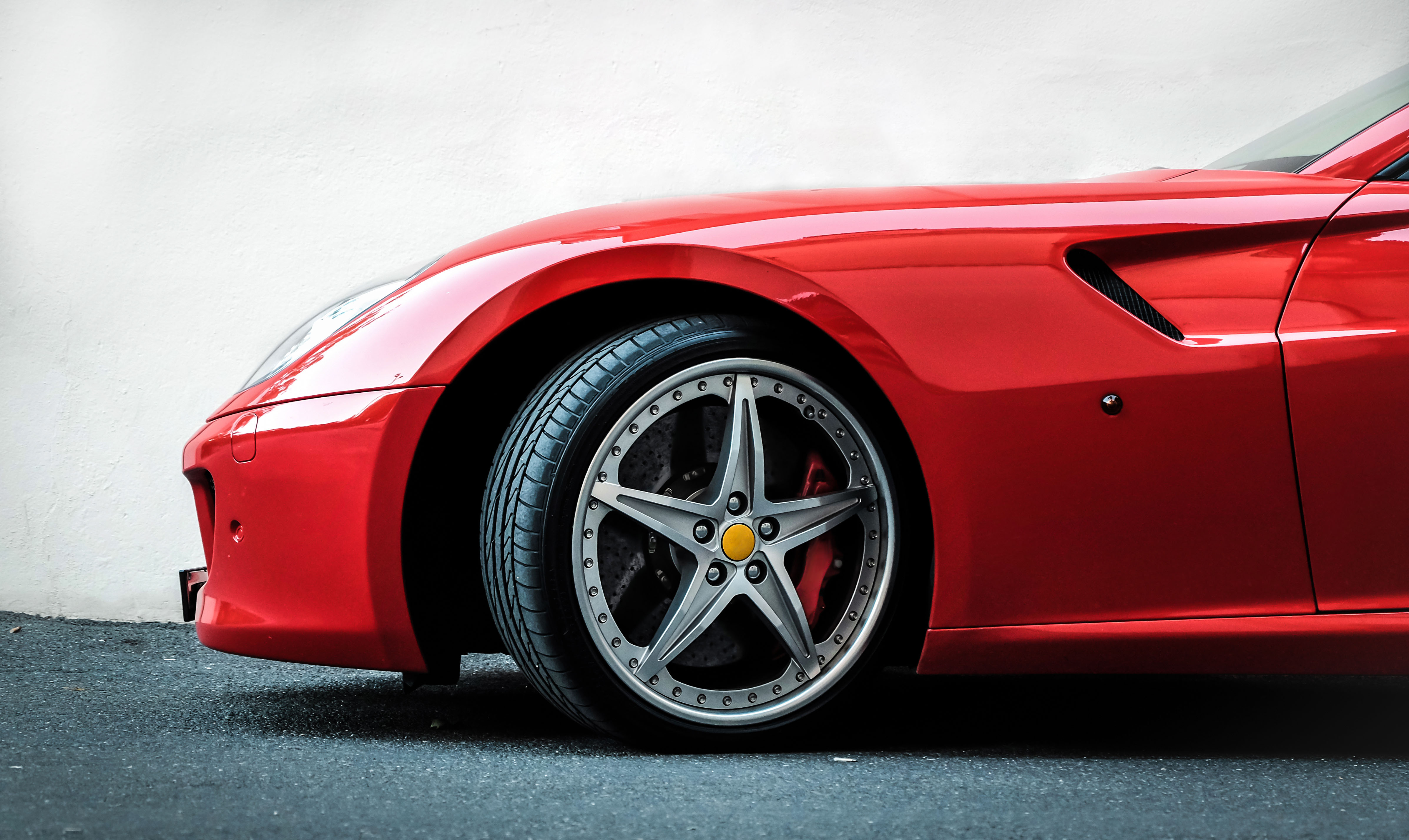 Red supercar
