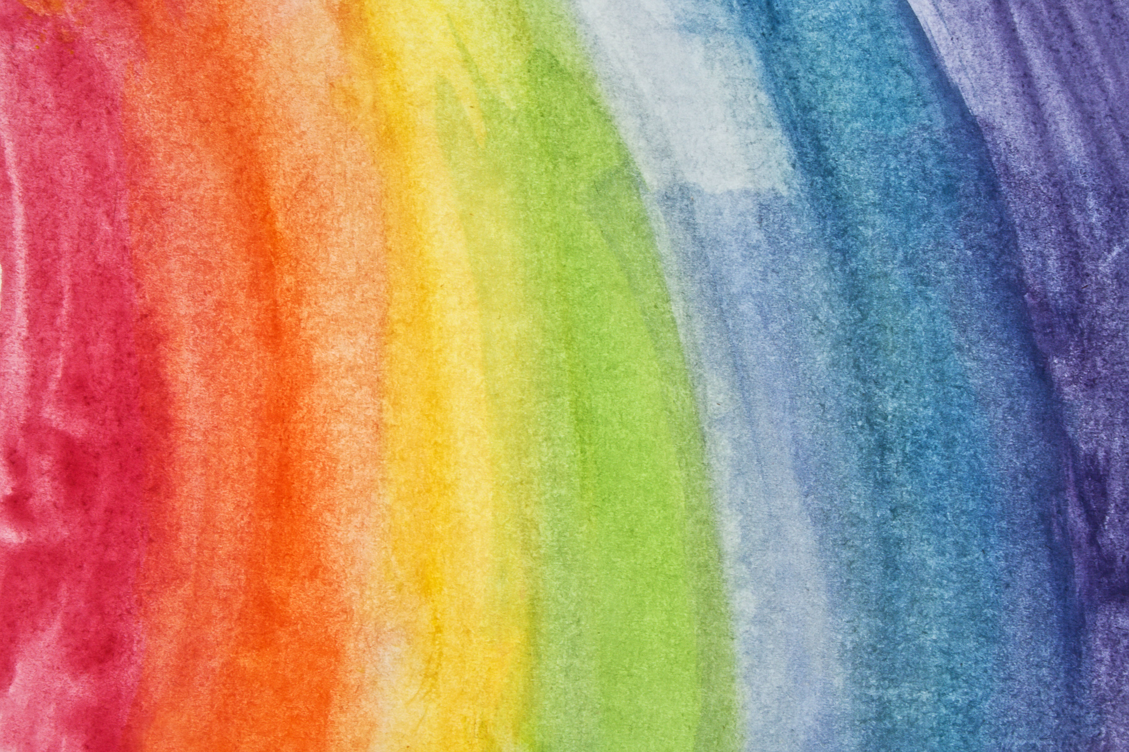 Abstract watercolor rainbow colors background